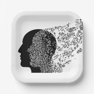 The Mind of Music Paper Plate