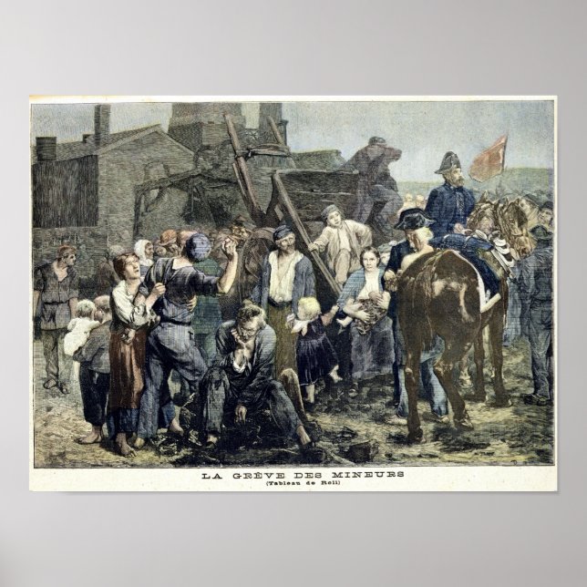 The Miner's Strike in Carmaux Poster (Front)