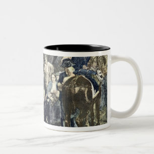 The Miner's Strike in Carmaux Two-Tone Coffee Mug