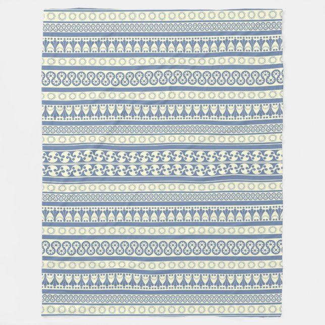 The Minoan Aegean Fleece Blanket (Front)