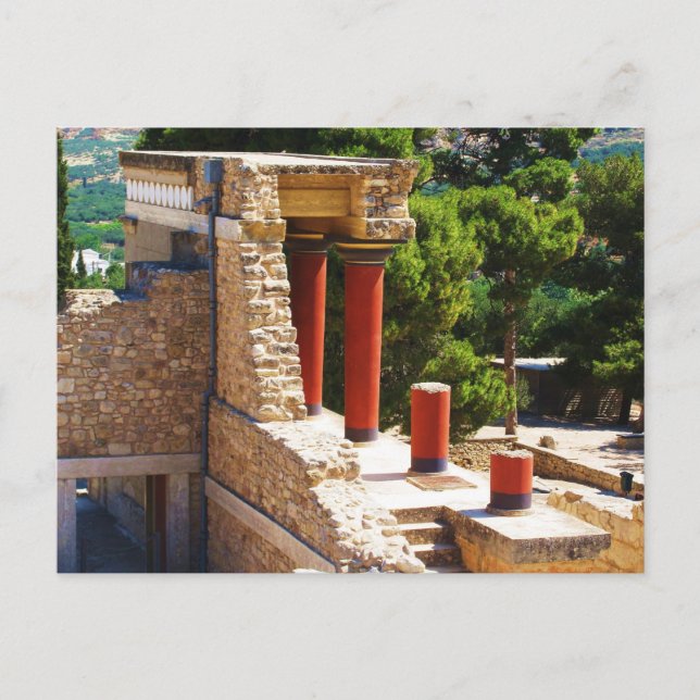 The Minoan Palace of Knossos picture Postcard (Front)