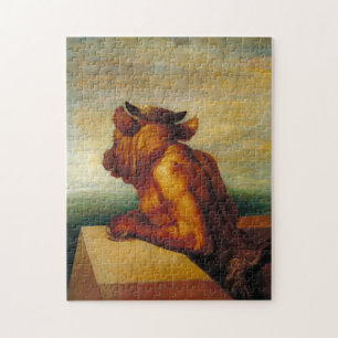 The Minotaur (by George Frederic Watts) Jigsaw Puzzle