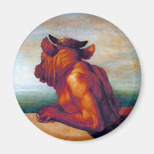 The Minotaur by George Frederic Watts Magnet