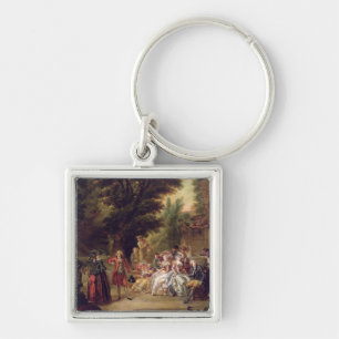 The Minuet under the Oak Tree, 1787 Key Ring
