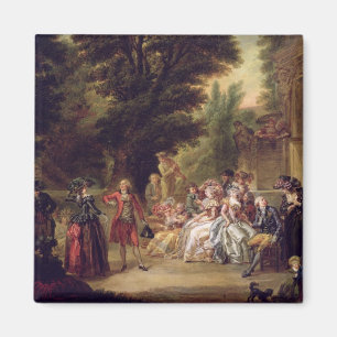 The Minuet under the Oak Tree, 1787 Magnet