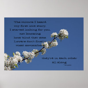 The Minute I heard my first love story Poster