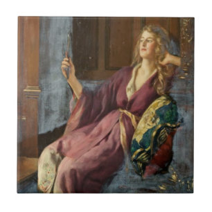 The Minx (by John Collier) Ceramic Tile