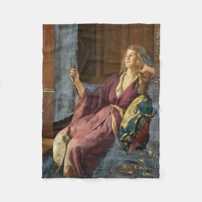The Minx (by John Collier) Fleece Blanket (Front)
