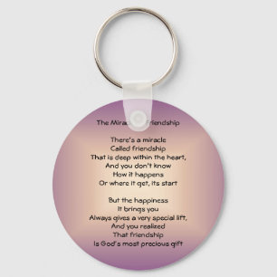 The Miracle of Friendship Keychain