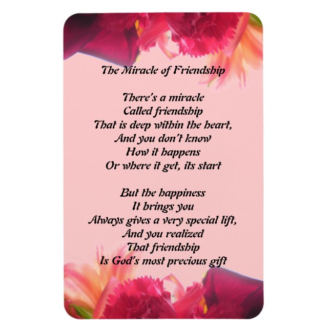 The Miracle of Friendship Magnet (Vertical)