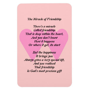 The Miracle of Friendship Magnet