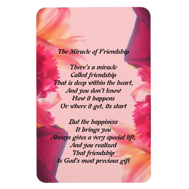 The Miracle of Friendship Magnet (Vertical)