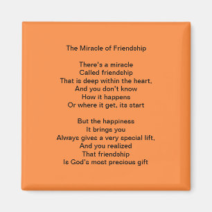 The Miracle of Friendship magnet