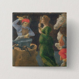 The Miracle of St. Eligius, predella panel from th 15 Cm Square Badge