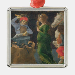 The Miracle of St. Eligius, predella panel from th Metal Tree Decoration