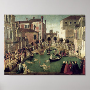 The Miracle of the Cross on San Lorenzo Bridge Poster