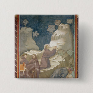 The Miracle of the Spring, 1297-99 15 Cm Square Badge