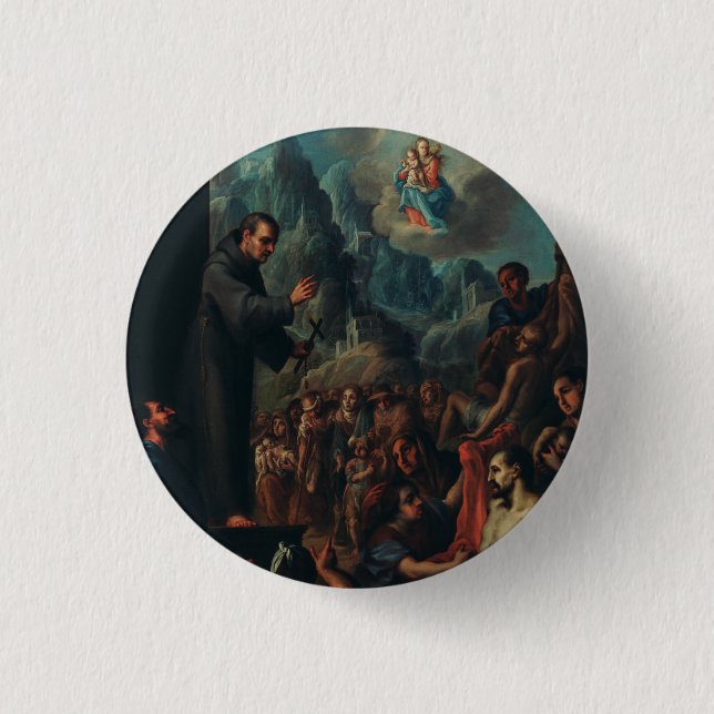 The Miracles of Saint Salvador of Horta 3 Cm Round Badge (Front)