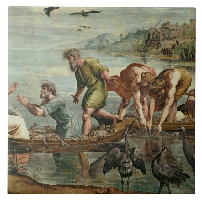 The Miraculous Draught of Fishes (cartoon for the Ceramic Tile (Front)