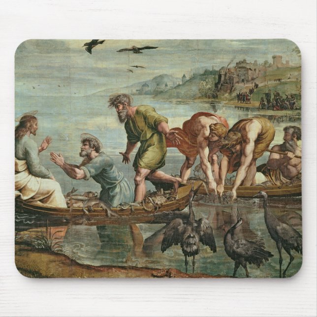 The Miraculous Draught of Fishes (cartoon for the Mouse Pad (Front)