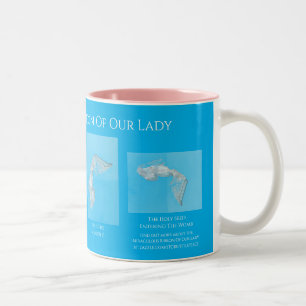 The Miraculous Ribbon Of Our Lady Two-Tone Coffee Mug