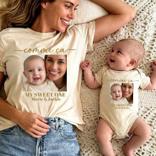The "Mirror Image" Motherhood  Baby Bodysuit