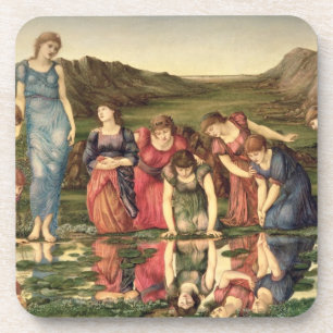 The Mirror of Venus, 1870-76 (oil on canvas) Coaster