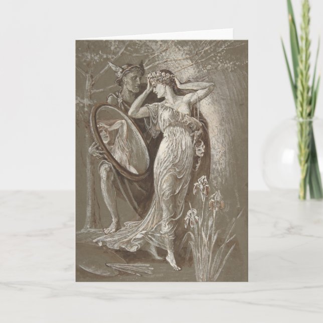 The Mirror of Venus | Walter Crane Card (Front)