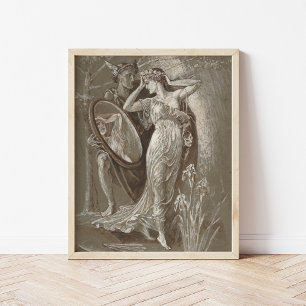 The Mirror of Venus   Walter Crane Poster