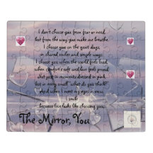 The Mirror, You- A Love Poem You Can Hold