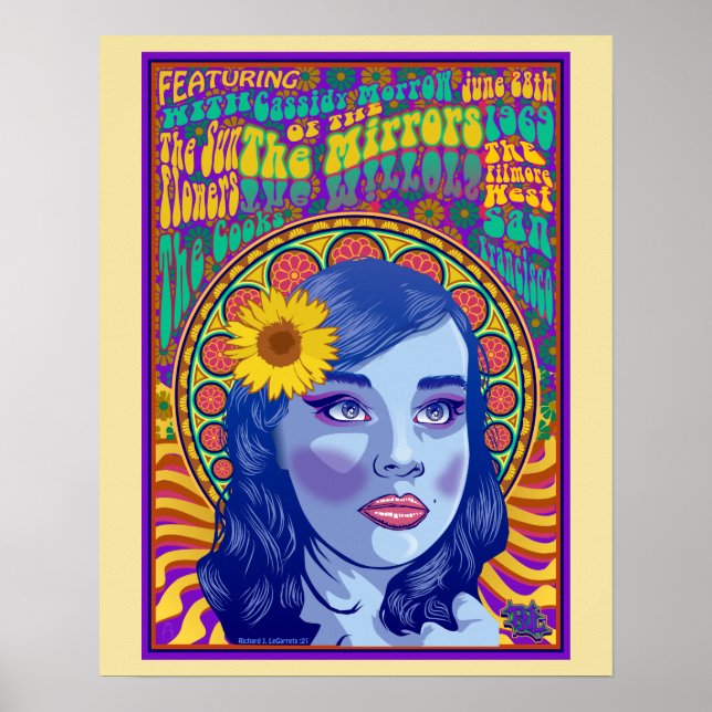 The Mirrors Band poster retro (Front)