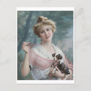 The Mischievous Puppy (1915) Emile Vernon Postcard