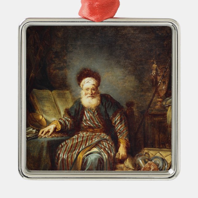 The Miser Metal Ornament (Front)