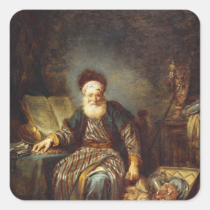 The Miser Square Sticker