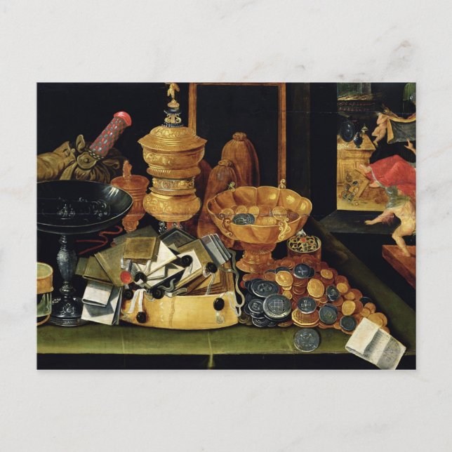 The Miser's Treasure Postcard (Front)