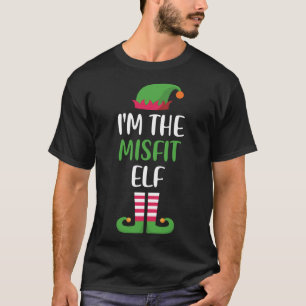 The Misfit Elf Family Matching Christmas Group Fun T-Shirt