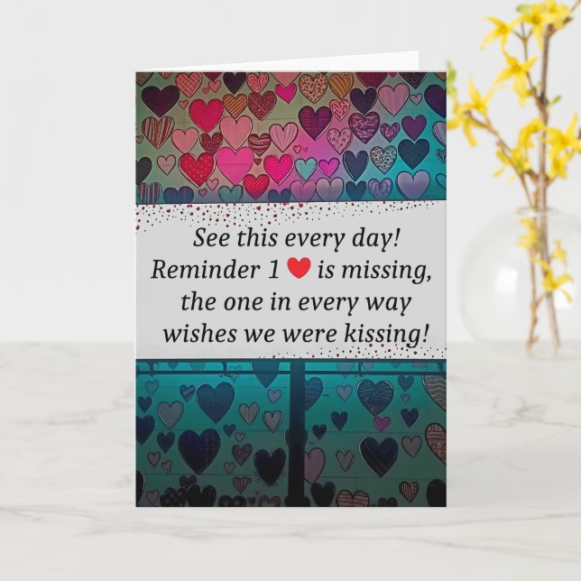 The Missing Heart Loves You Card (Yellow Flower)