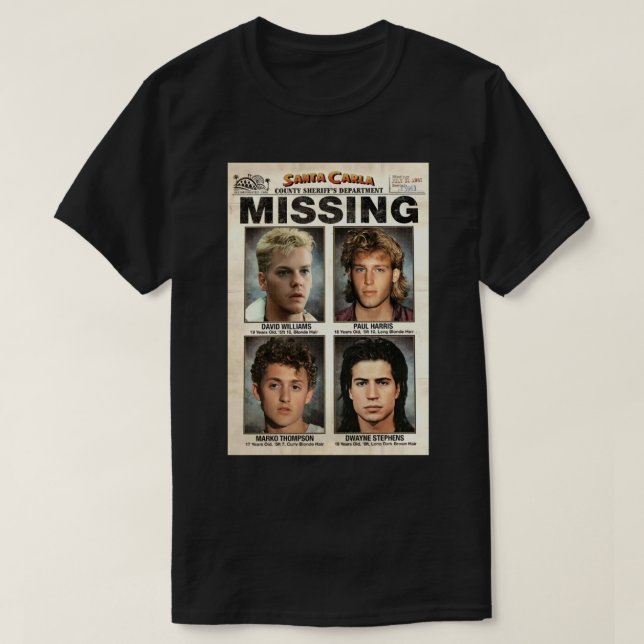 The  Missing T-Shirt (Design Front)