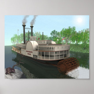 The Mississippi Queen Poster