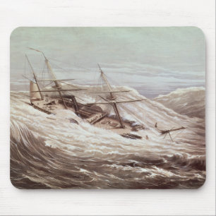 The Mississippi Steam Frigate in a Typhoon Mouse Pad