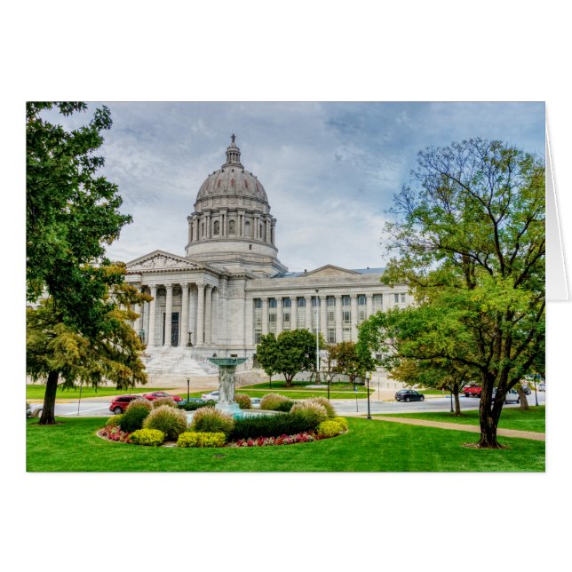 The Missouri Capitol Greeting Card (Front Horizontal)