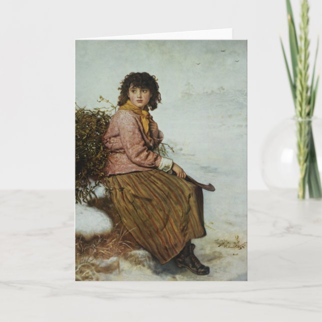 The Mistletoe Gatherer, 1894 Card (Front)