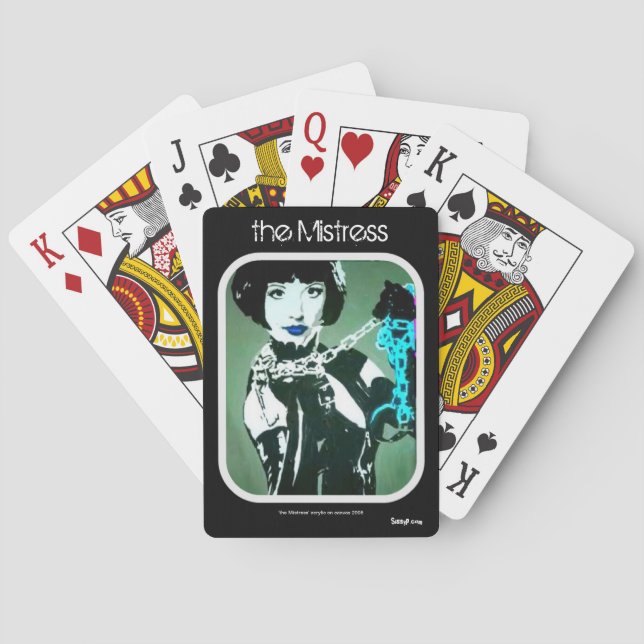 'the Mistress' Playing Cards (Back)