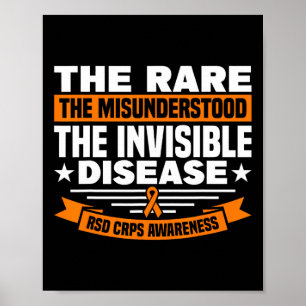 The Misunderstood The Invisible Disease Rsd Crps A Poster