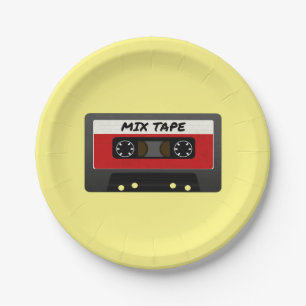 The Mix Tape Paper Plate