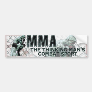 The MMA Thinker Bumper Sticker