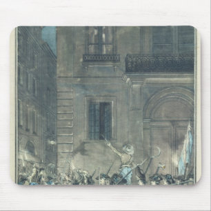 The mob roaming the streets of Paris Mouse Pad