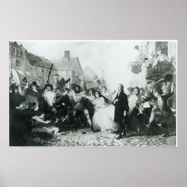 The Mobbing of John Wesley  at Wednesbury Poster (Front)
