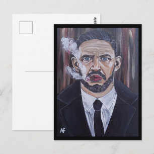 The Mobster Painting by Alfred Fox Postcard