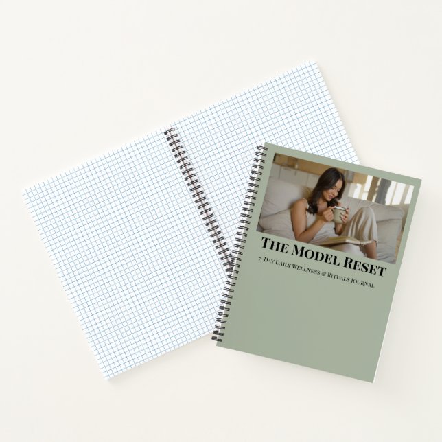 The Model Reset | 7-Day Daily Wellness & Rituals J Notebook (Inside)